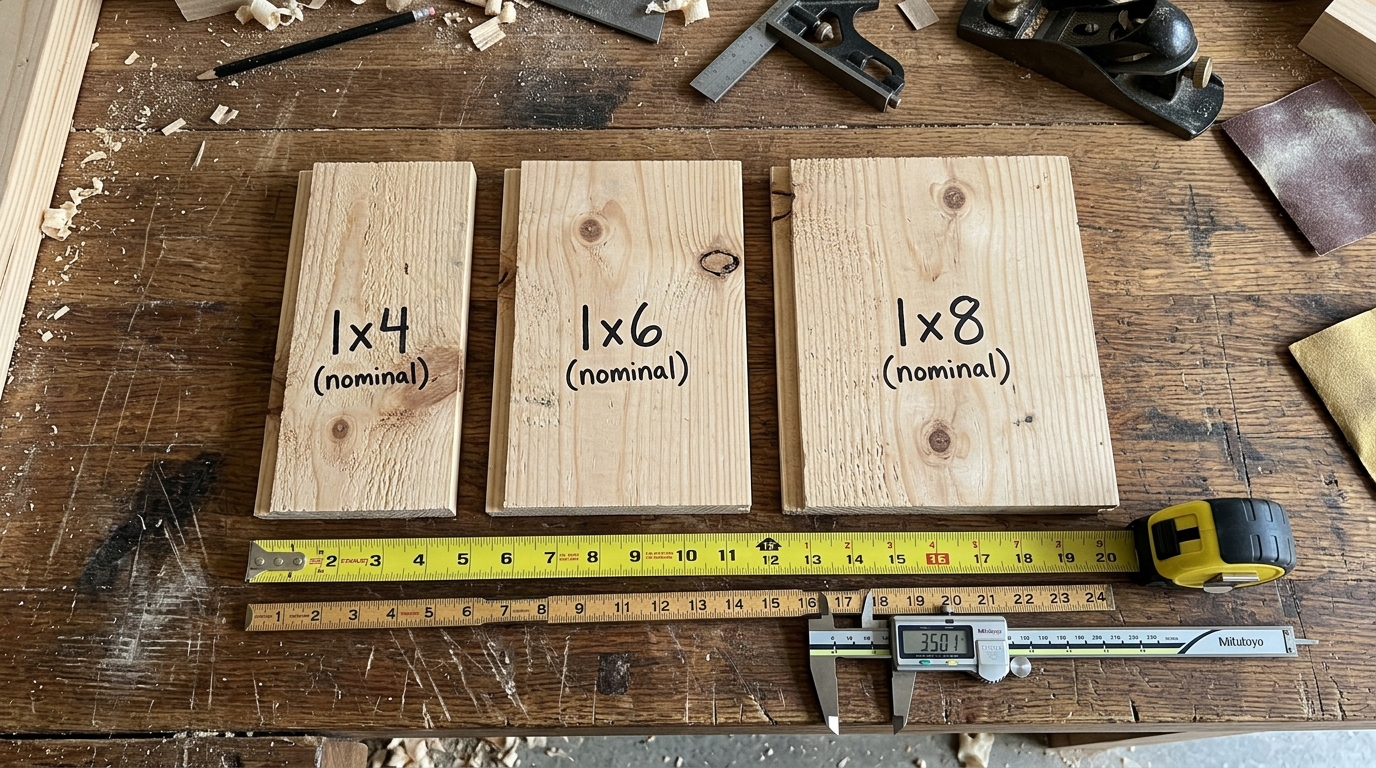 Shiplap Board Sizes: Understanding Nominal vs. Actual Lumber Width